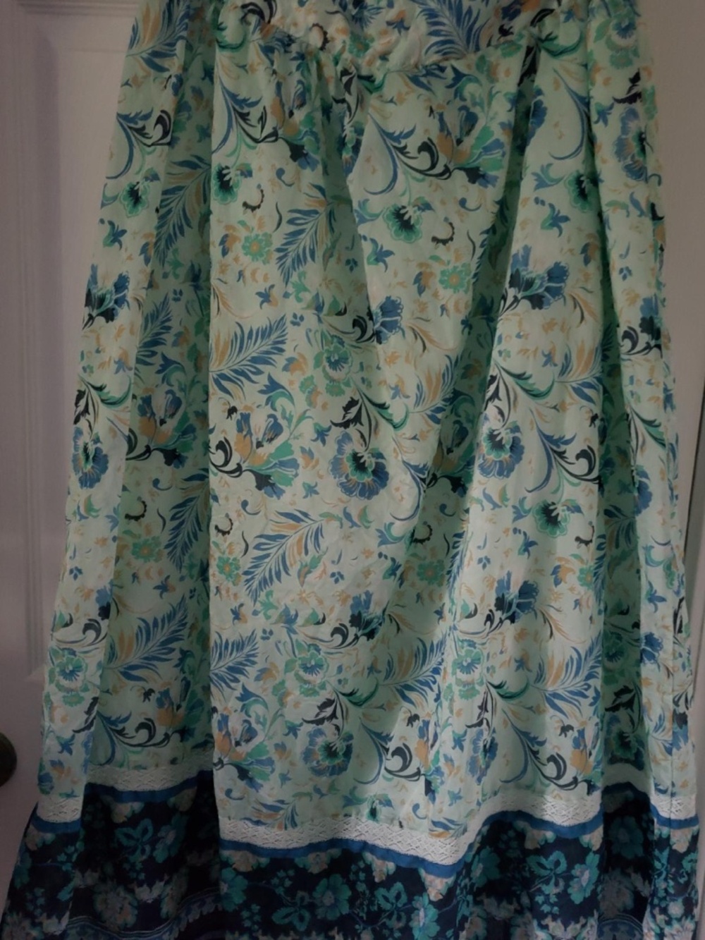Ophelia Roe long flowered skirt, size XL.